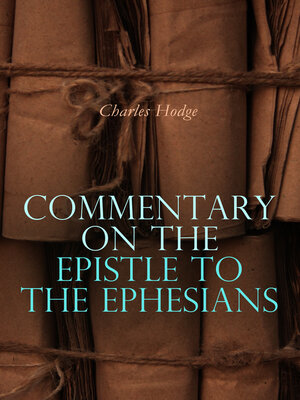 cover image of Commentary on the Epistle to the Ephesians